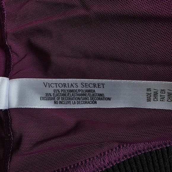 NWOT Victoria's Secret VSX Sport Bra, Purple/Coral, Size 36DD - Picture 8 of 10